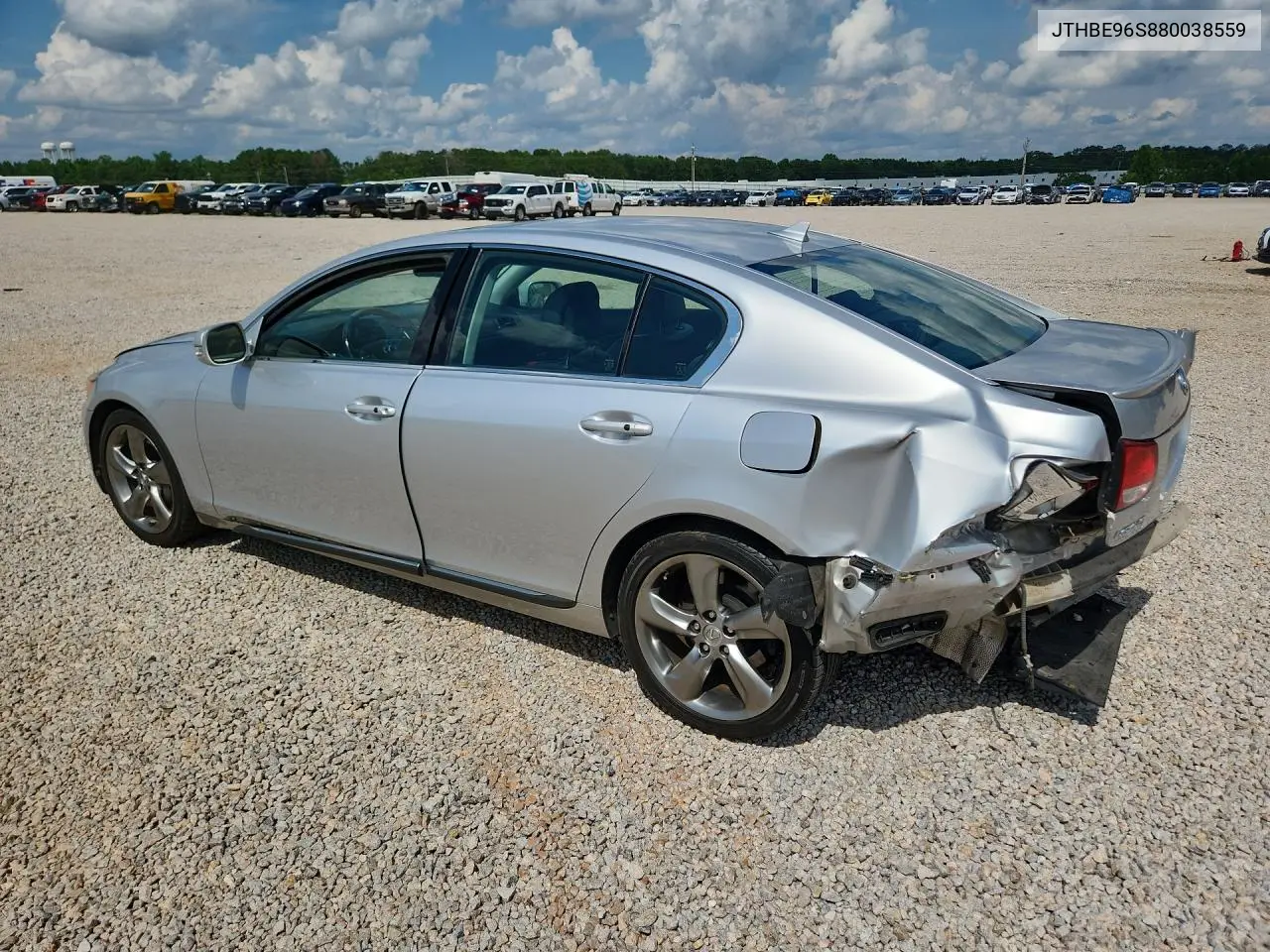 2008 Lexus Gs 350 VIN: JTHBE96S880038559 Lot: 59817966