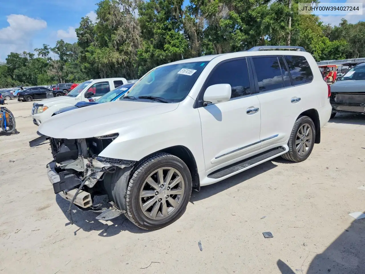 2009 Lexus Lx 570 VIN: JTJHY00W394027244 Lot: 51674166