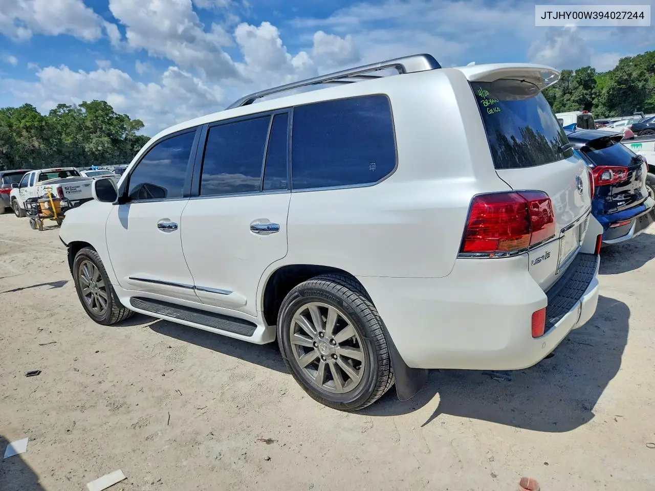 2009 Lexus Lx 570 VIN: JTJHY00W394027244 Lot: 51674166
