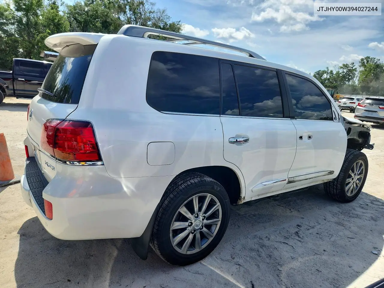 2009 Lexus Lx 570 VIN: JTJHY00W394027244 Lot: 51674166