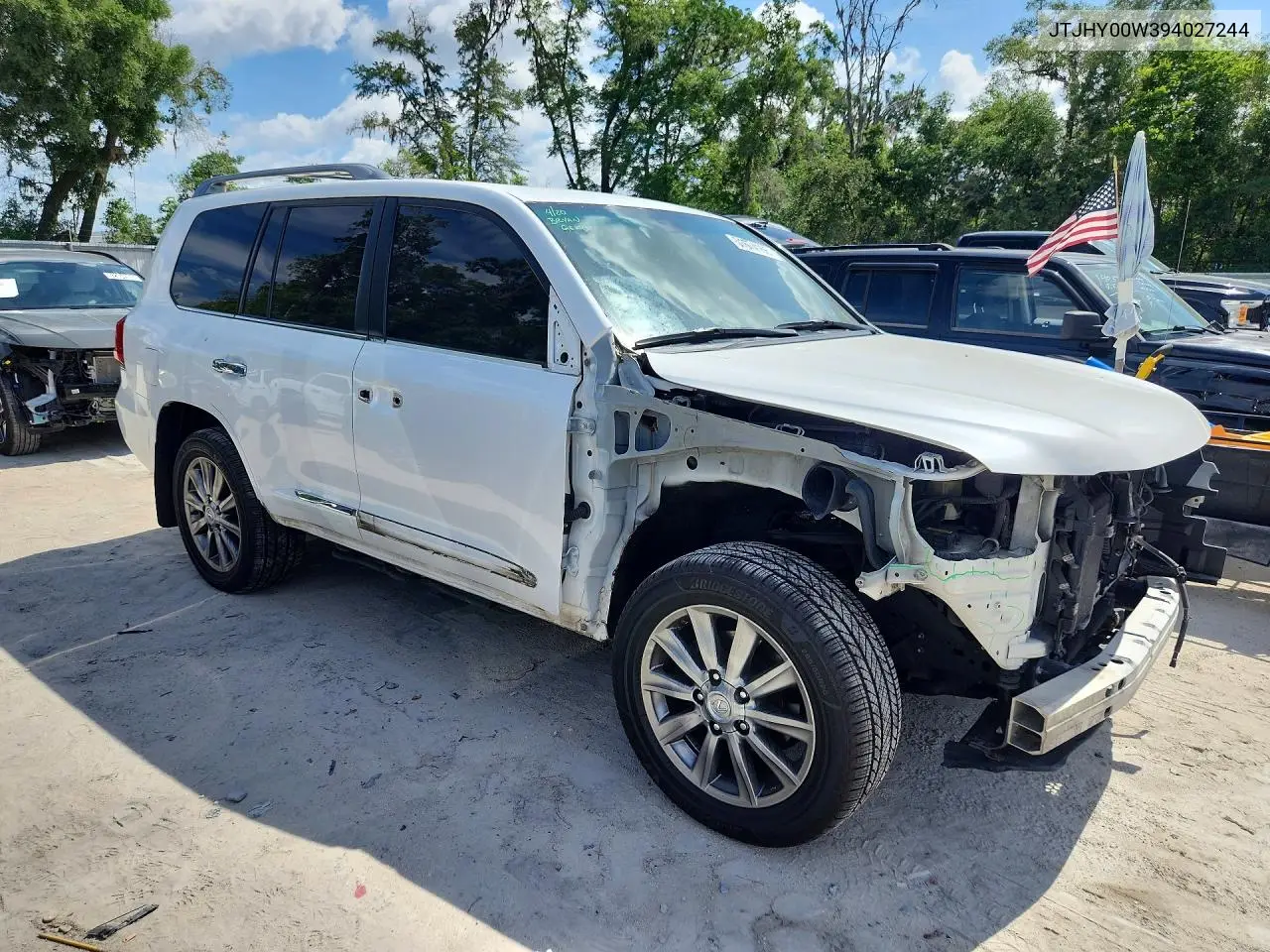2009 Lexus Lx 570 VIN: JTJHY00W394027244 Lot: 51674166