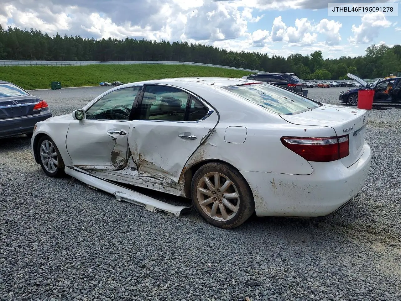 2009 Lexus Ls 460 VIN: JTHBL46F195091278 Lot: 58638836