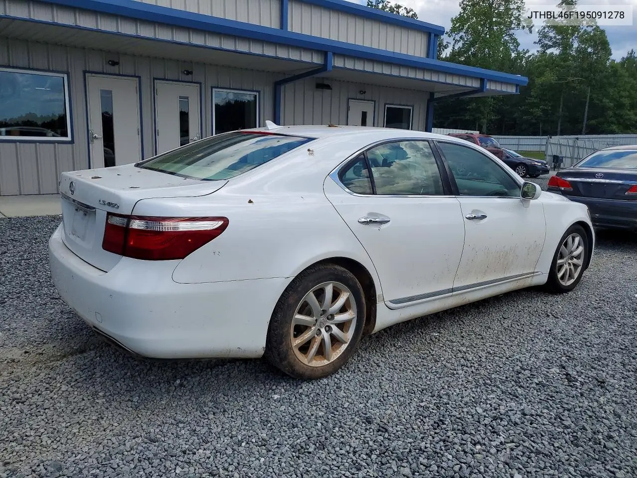2009 Lexus Ls 460 VIN: JTHBL46F195091278 Lot: 58638836