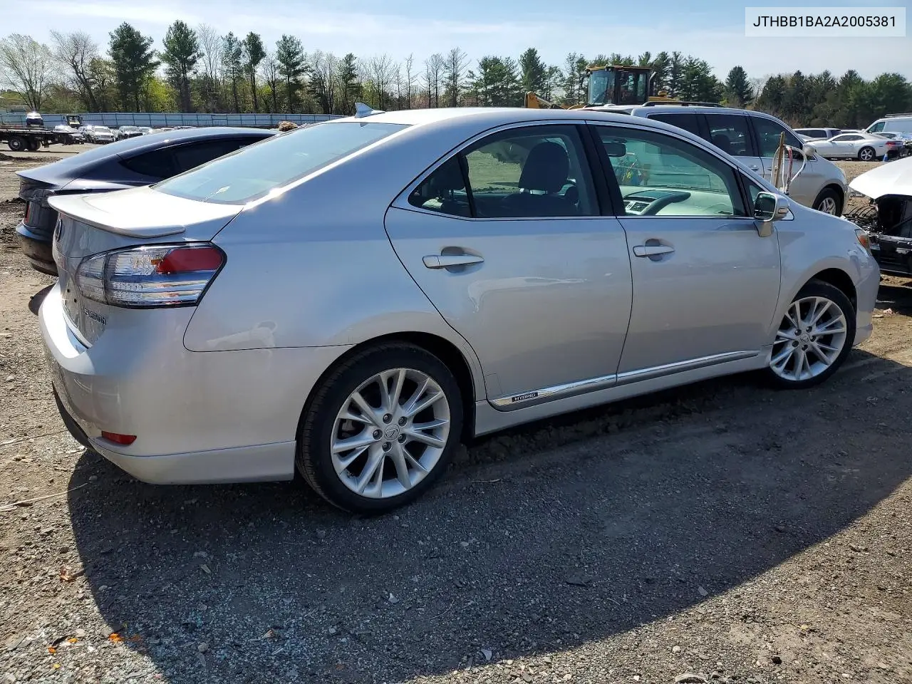 2010 Lexus Hs 250H Base VIN: JTHBB1BA2A2005381 Lot: 48819966