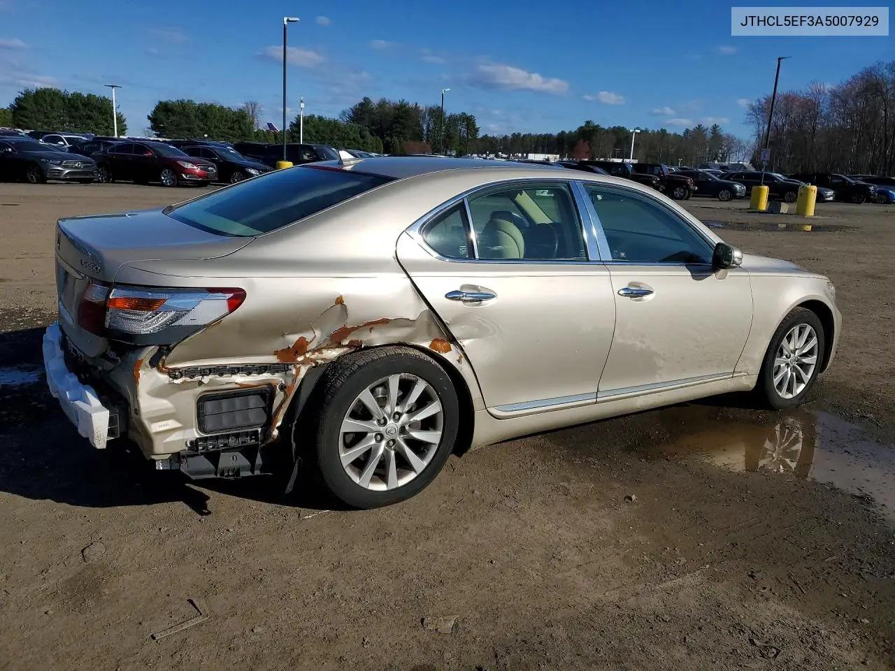 2010 Lexus Ls 460 Base VIN: JTHCL5EF3A5007929 Lot: 48955886