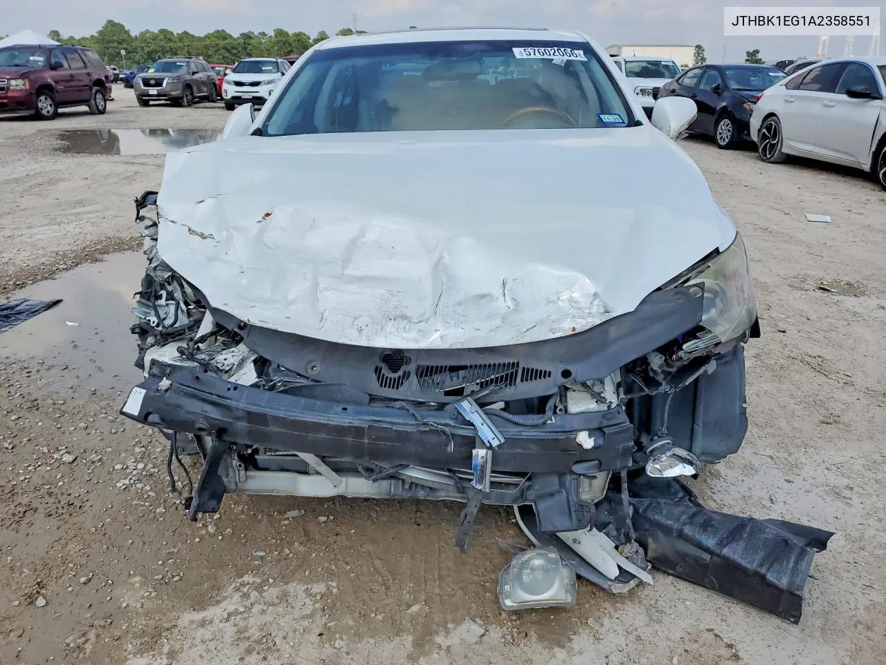 2010 Lexus Es 350 VIN: JTHBK1EG1A2358551 Lot: 57602066