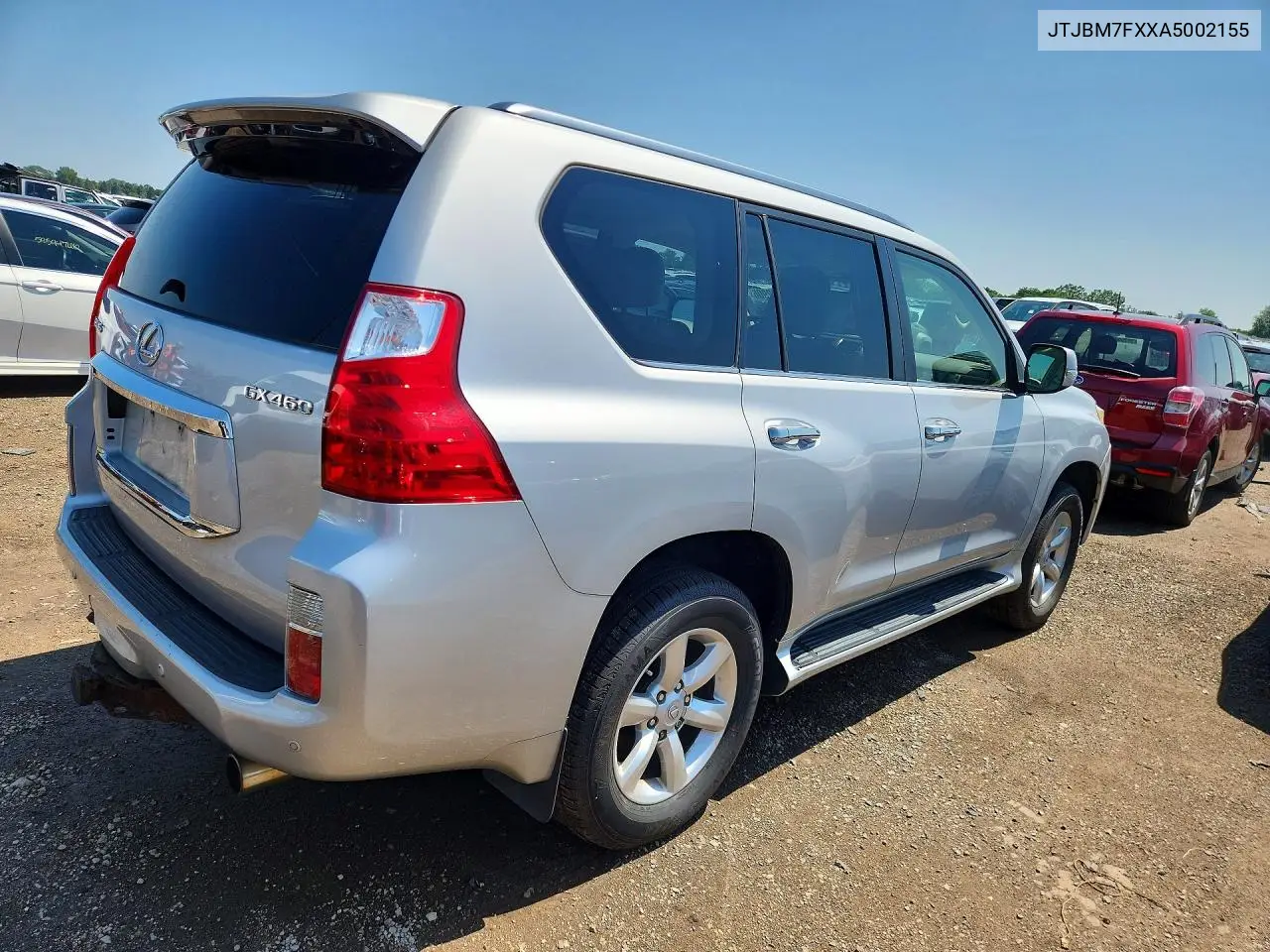 2010 Lexus Gx 460 VIN: JTJBM7FXXA5002155 Lot: 59622906