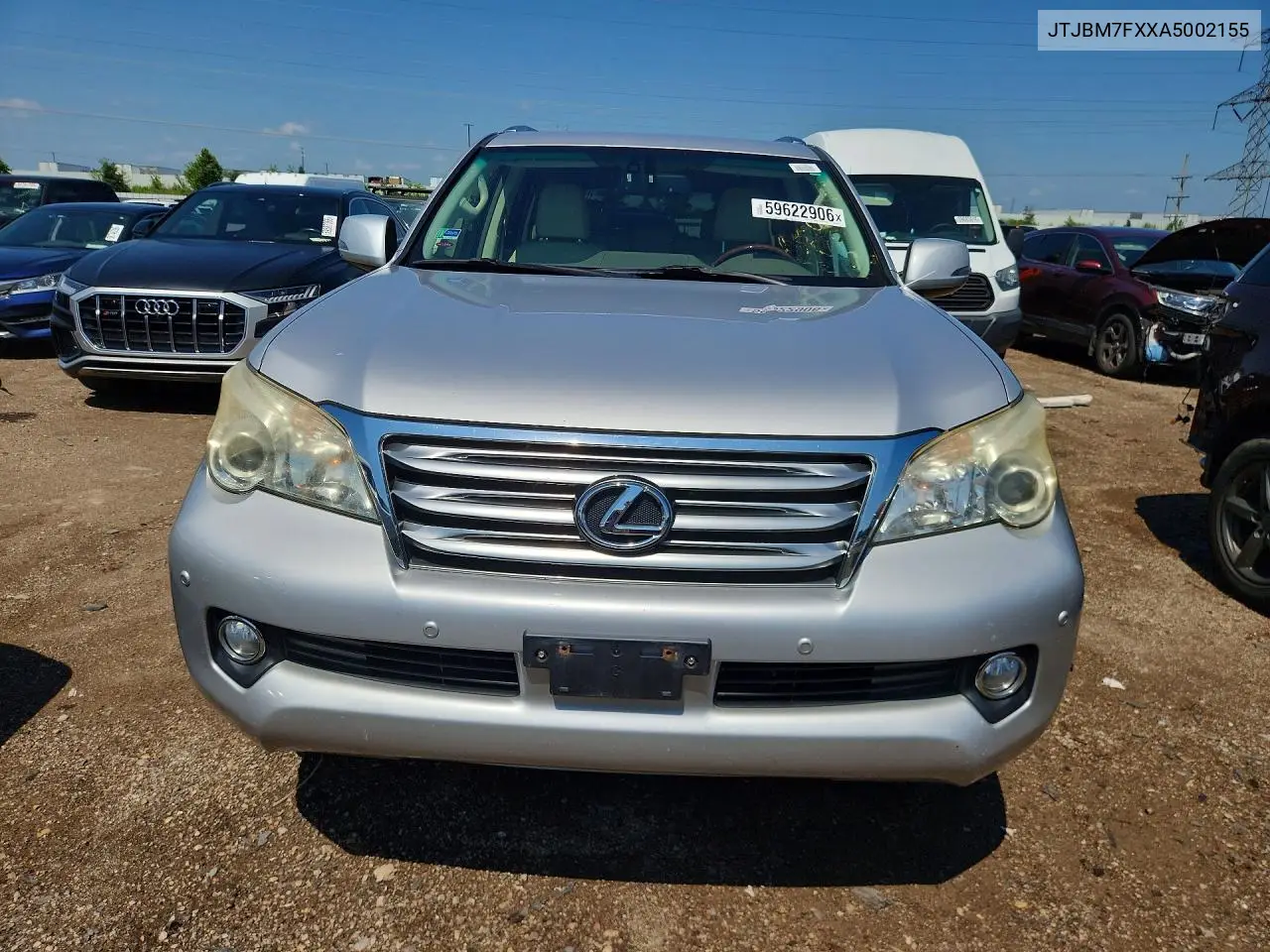 2010 Lexus Gx 460 VIN: JTJBM7FXXA5002155 Lot: 59622906