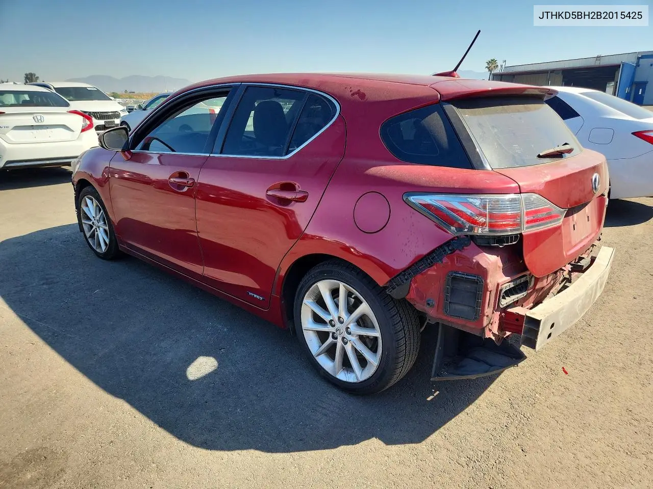 2011 Lexus Ct 200 VIN: JTHKD5BH2B2015425 Lot: 54514676