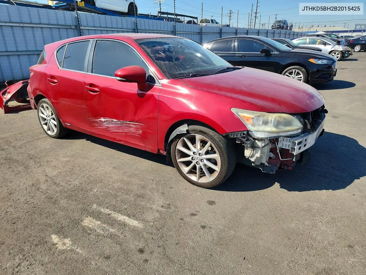 2011 Lexus Ct 200 VIN: JTHKD5BH2B2015425 Lot: 54514676