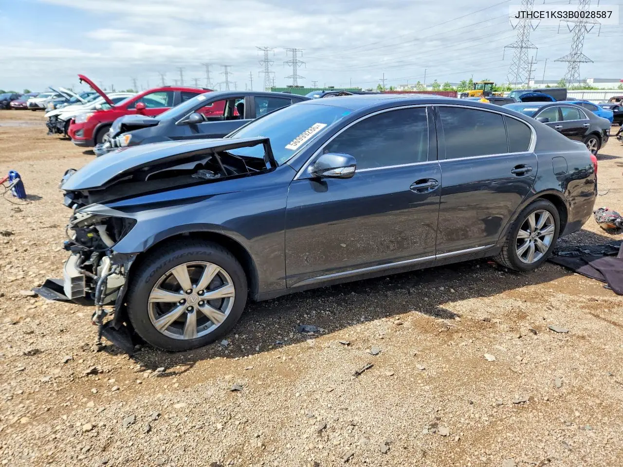 2011 Lexus Gs 350 VIN: JTHCE1KS3B0028587 Lot: 56999286