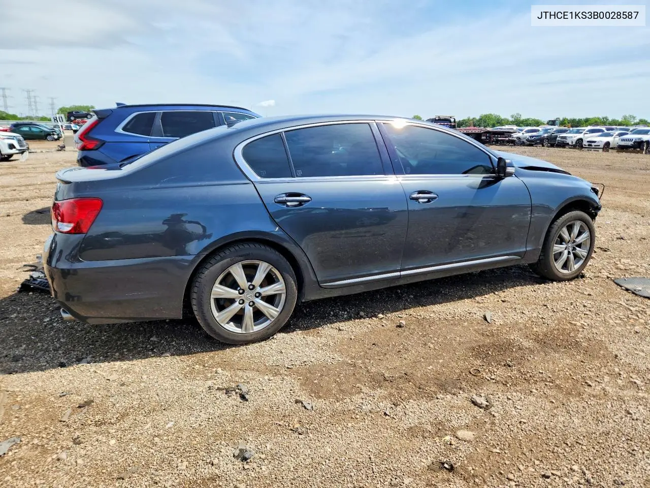 2011 Lexus Gs 350 VIN: JTHCE1KS3B0028587 Lot: 56999286