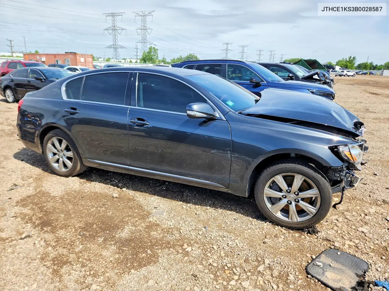 2011 Lexus Gs 350 VIN: JTHCE1KS3B0028587 Lot: 56999286