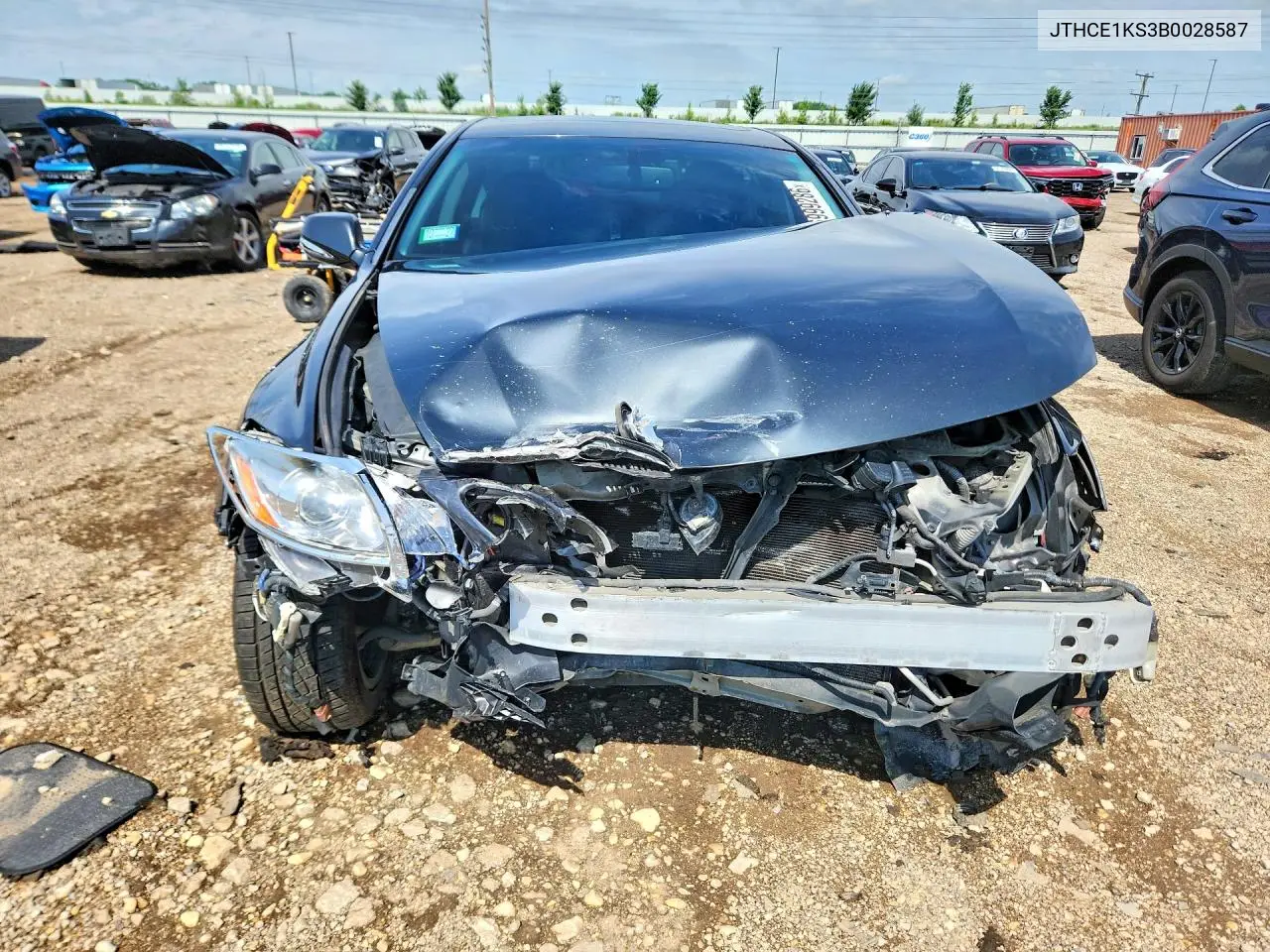 2011 Lexus Gs 350 VIN: JTHCE1KS3B0028587 Lot: 56999286