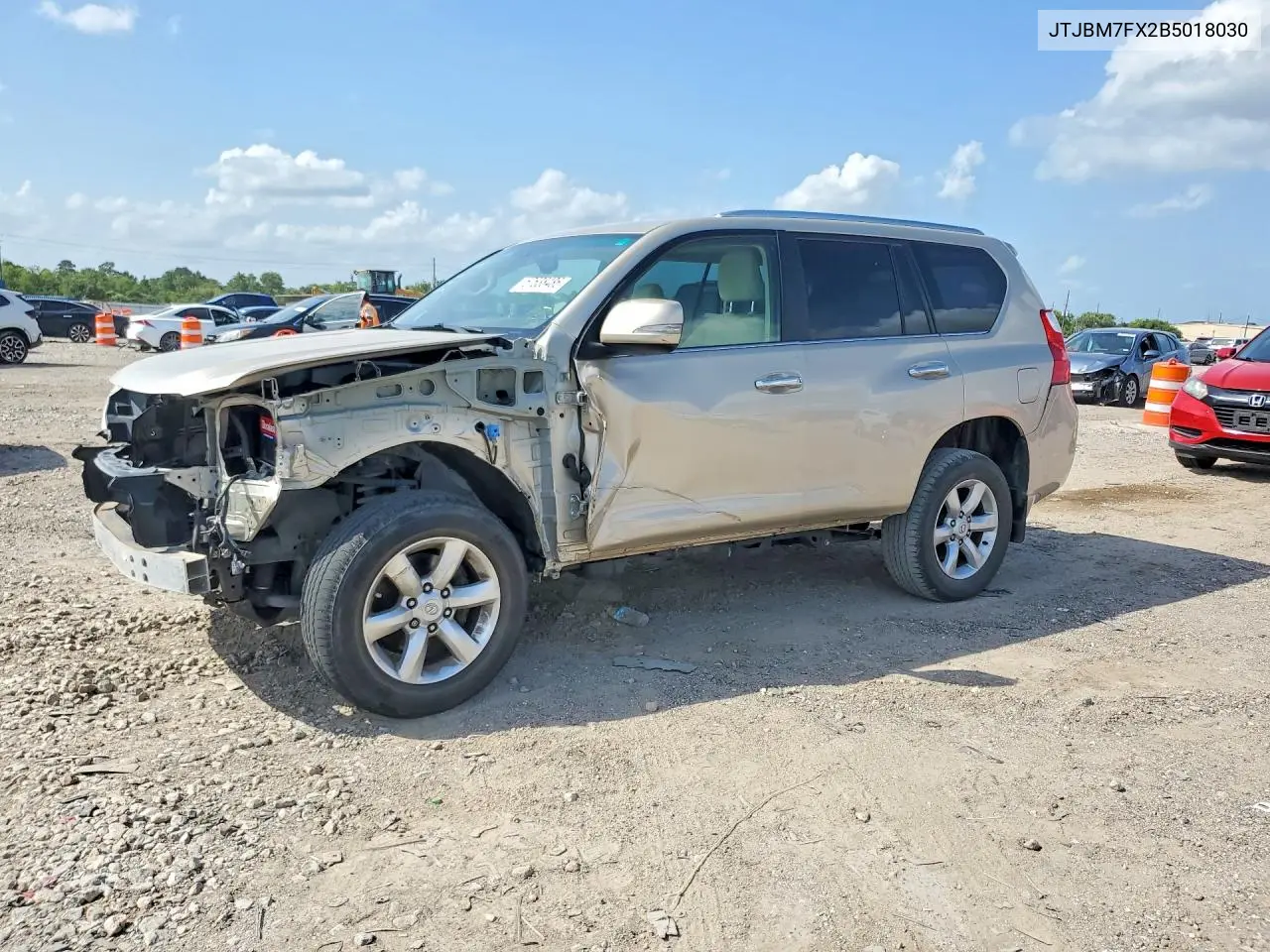 2011 Lexus Gx 460 VIN: JTJBM7FX2B5018030 Lot: 57638486
