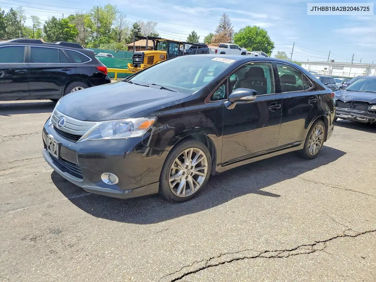 2011 Lexus Hs 250H VIN: JTHBB1BA2B2046725 Lot: 58120876