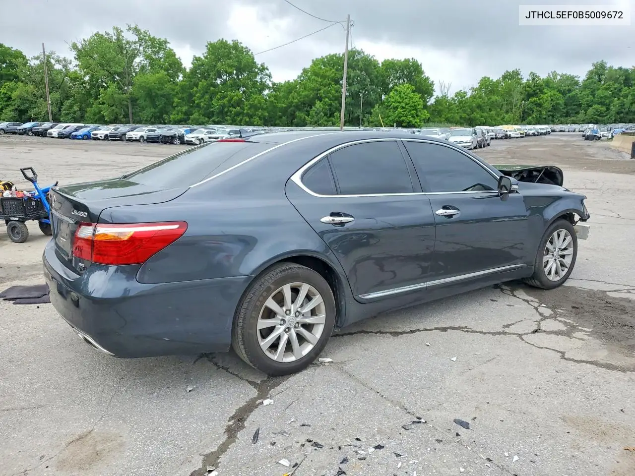 2011 Lexus Ls 460 VIN: JTHCL5EF0B5009672 Lot: 59834146