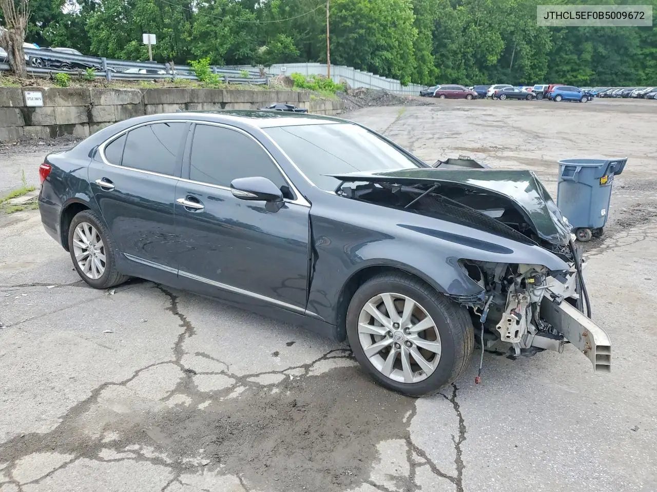 2011 Lexus Ls 460 VIN: JTHCL5EF0B5009672 Lot: 59834146