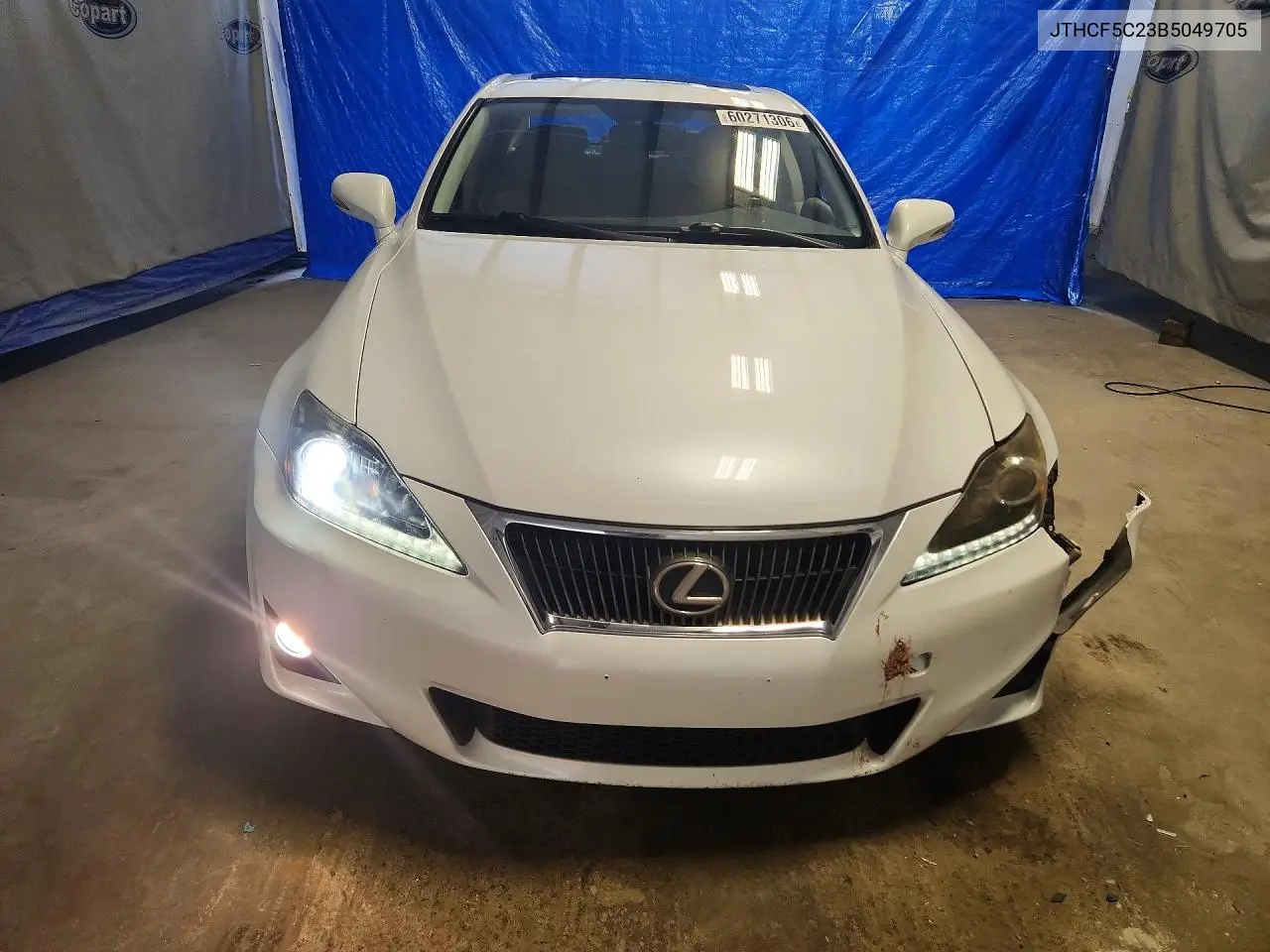 2011 Lexus Is 250 VIN: JTHCF5C23B5049705 Lot: 60271306