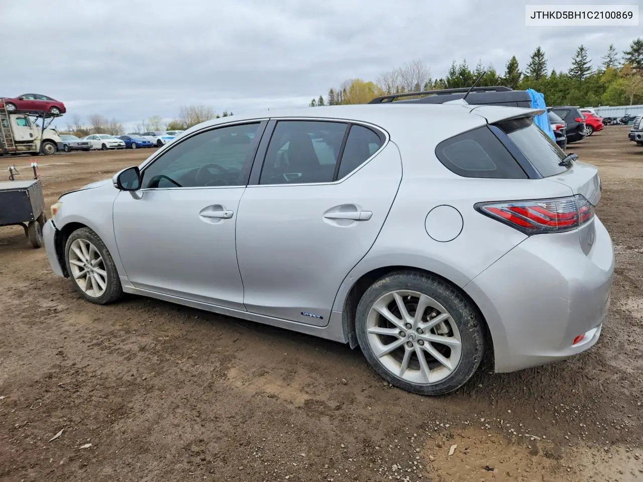 2012 Lexus Ct 200 VIN: JTHKD5BH1C2100869 Lot: 51474456