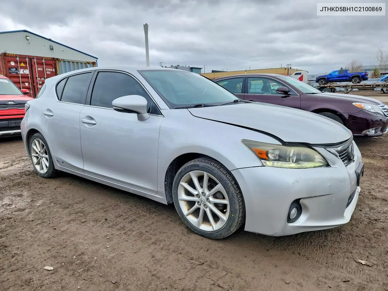 2012 Lexus Ct 200 VIN: JTHKD5BH1C2100869 Lot: 51474456