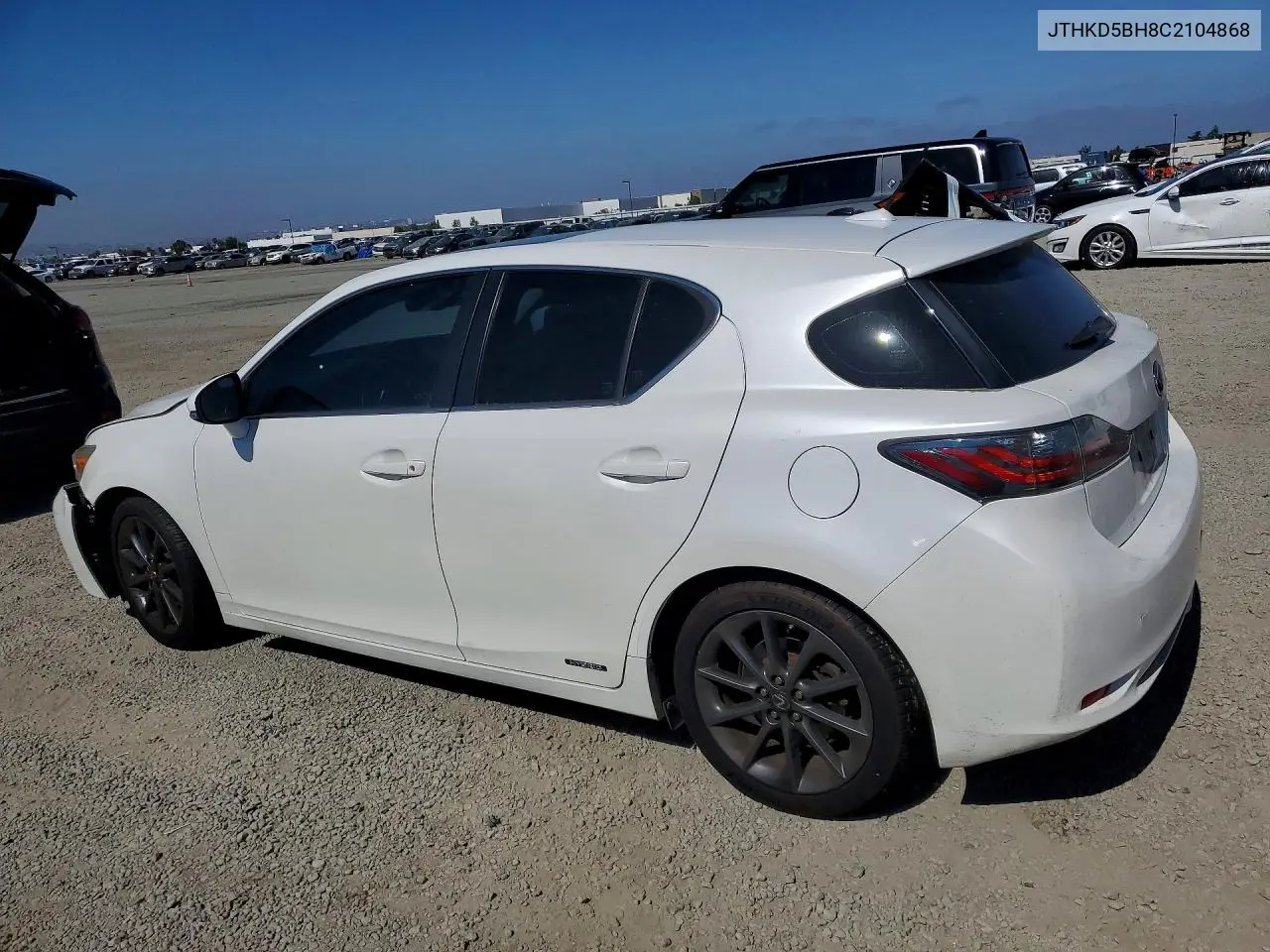 2012 Lexus Ct 200H VIN: JTHKD5BH8C2104868 Lot: 56891586