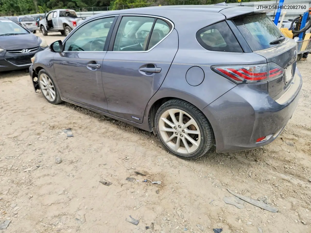 2012 Lexus Ct 200 VIN: JTHKD5BH8C2082760 Lot: 57061716