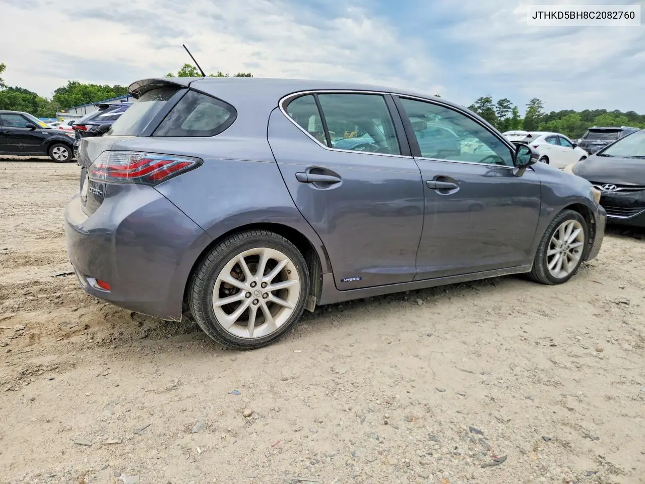 2012 Lexus Ct 200 VIN: JTHKD5BH8C2082760 Lot: 57061716