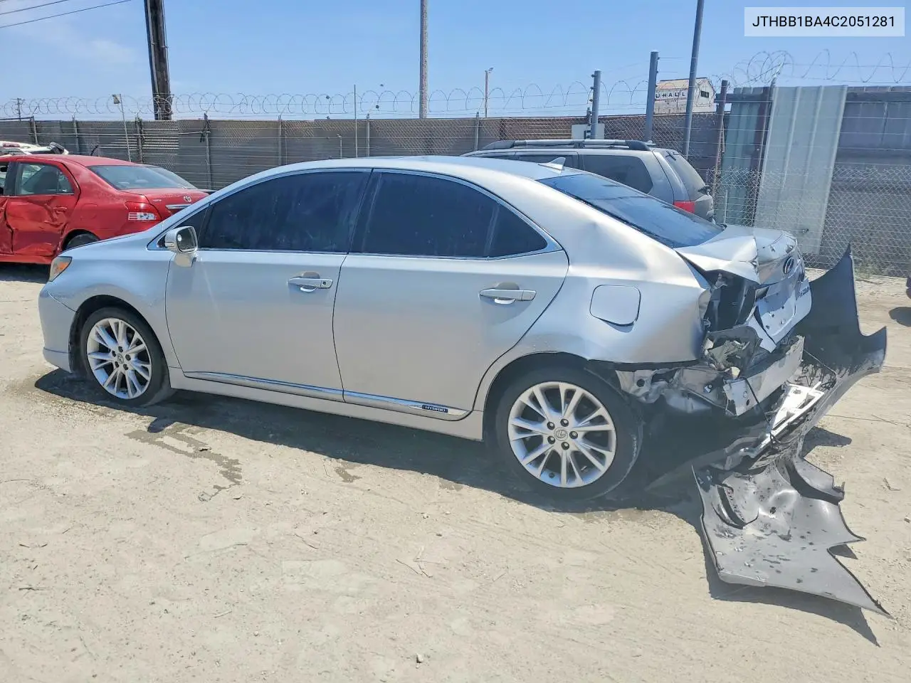 2012 Lexus Hs 250H VIN: JTHBB1BA4C2051281 Lot: 59152766