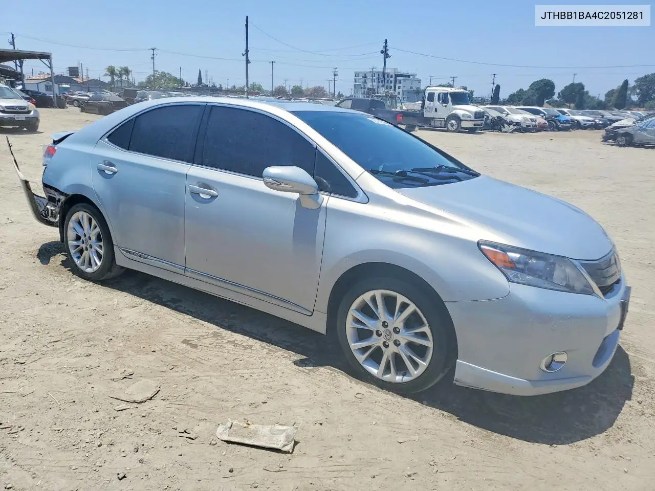 2012 Lexus Hs 250H VIN: JTHBB1BA4C2051281 Lot: 59152766