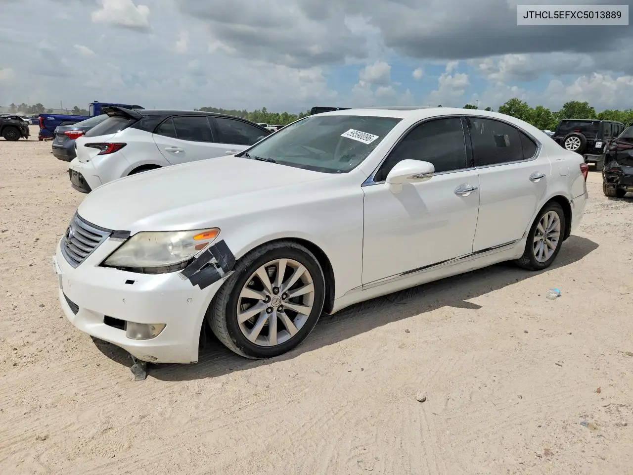 2012 Lexus Ls 460 VIN: JTHCL5EFXC5013889 Lot: 59590096