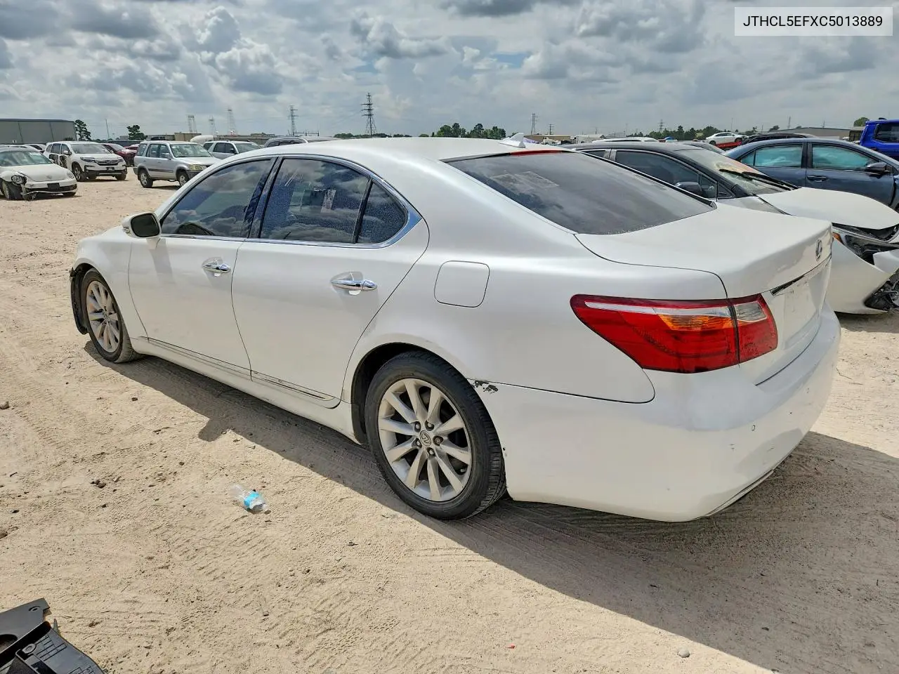 2012 Lexus Ls 460 VIN: JTHCL5EFXC5013889 Lot: 59590096