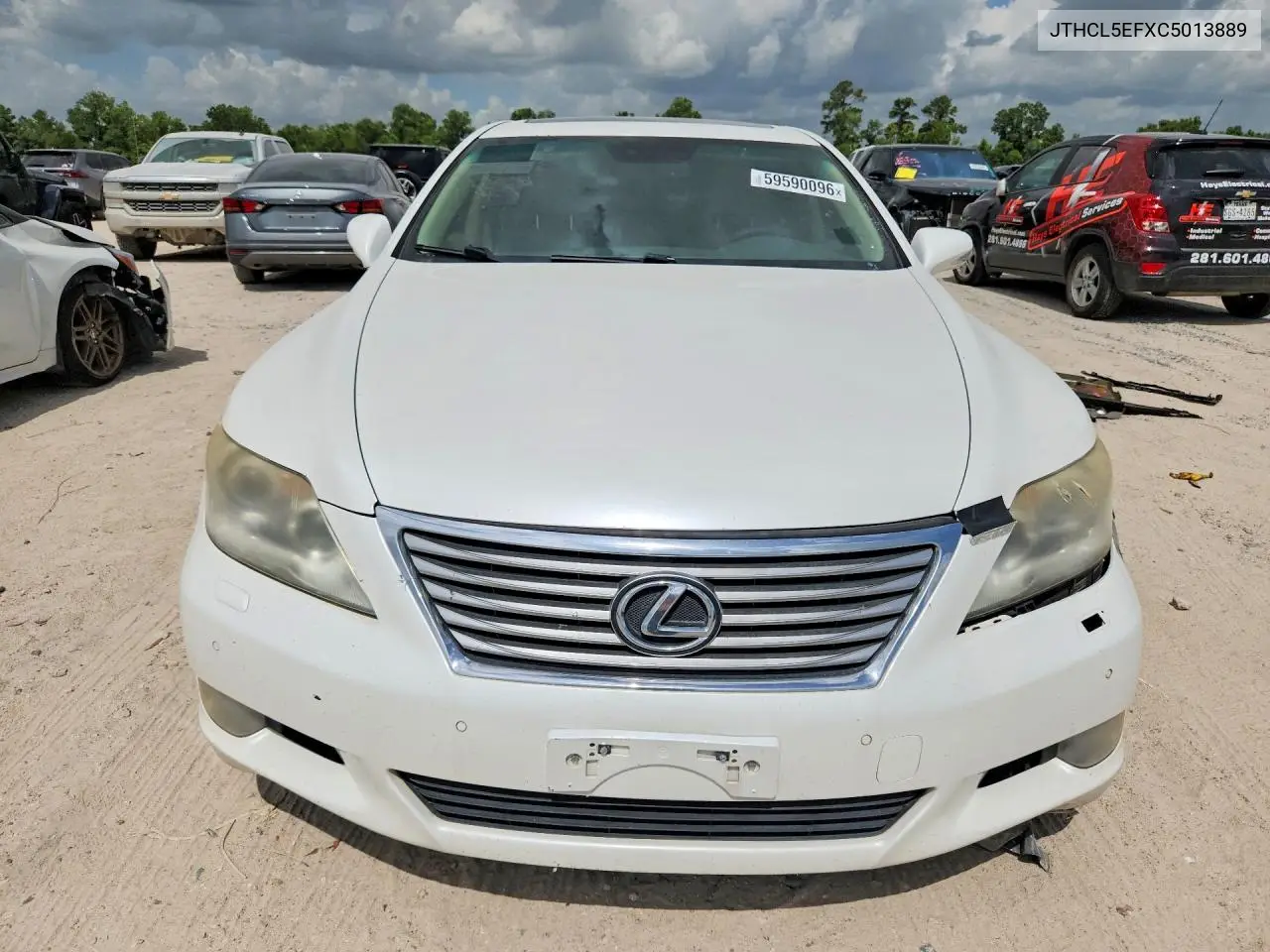 2012 Lexus Ls 460 VIN: JTHCL5EFXC5013889 Lot: 59590096