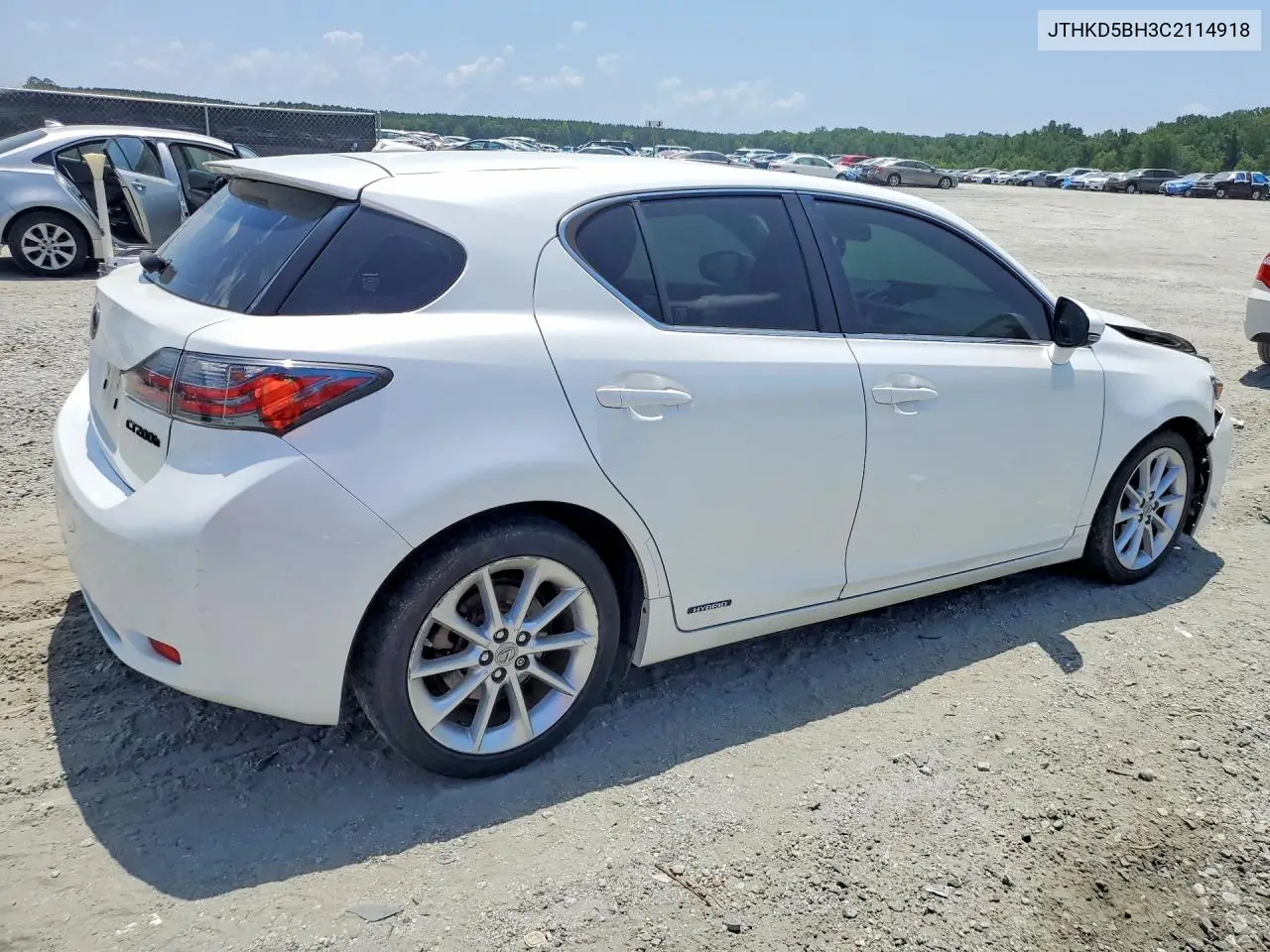 2012 Lexus Ct 200 VIN: JTHKD5BH3C2114918 Lot: 59829846