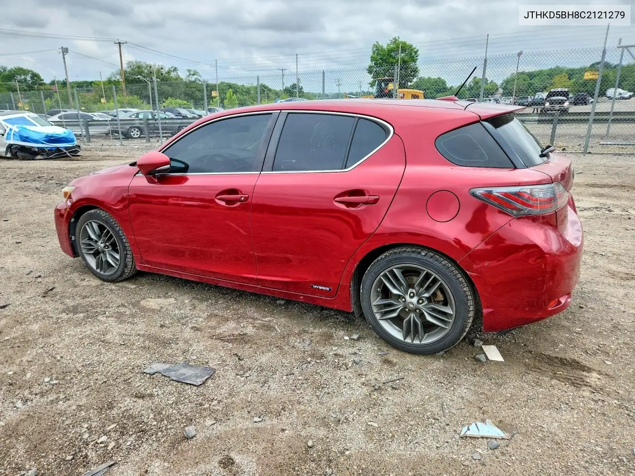 2012 Lexus Ct 200 VIN: JTHKD5BH8C2121279 Lot: 59869556