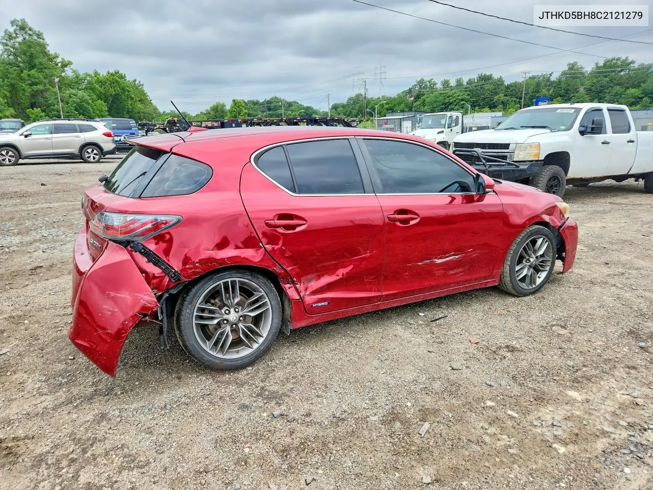 2012 Lexus Ct 200 VIN: JTHKD5BH8C2121279 Lot: 59869556