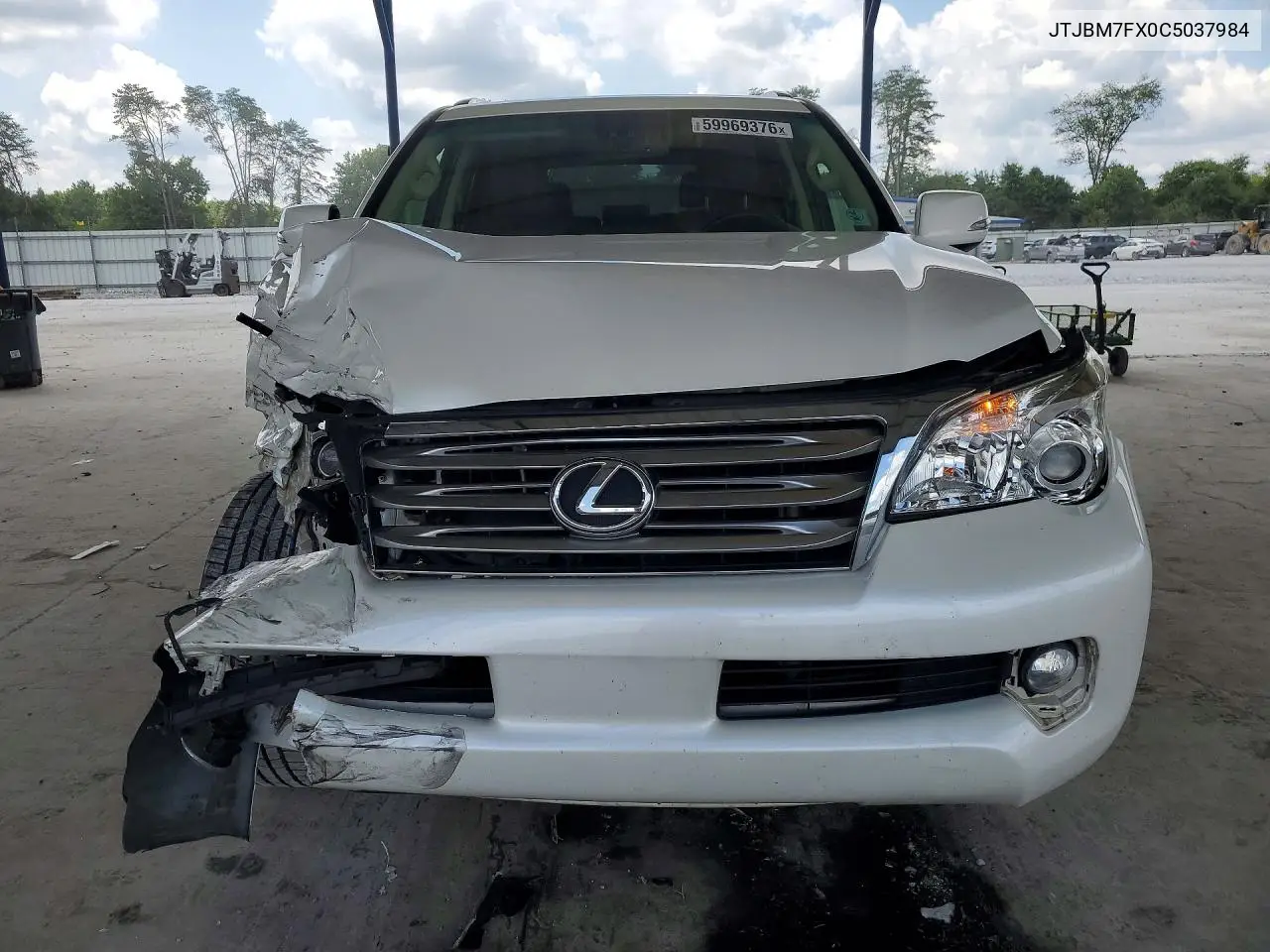 2012 Lexus Gx 460 VIN: JTJBM7FX0C5037984 Lot: 59969376