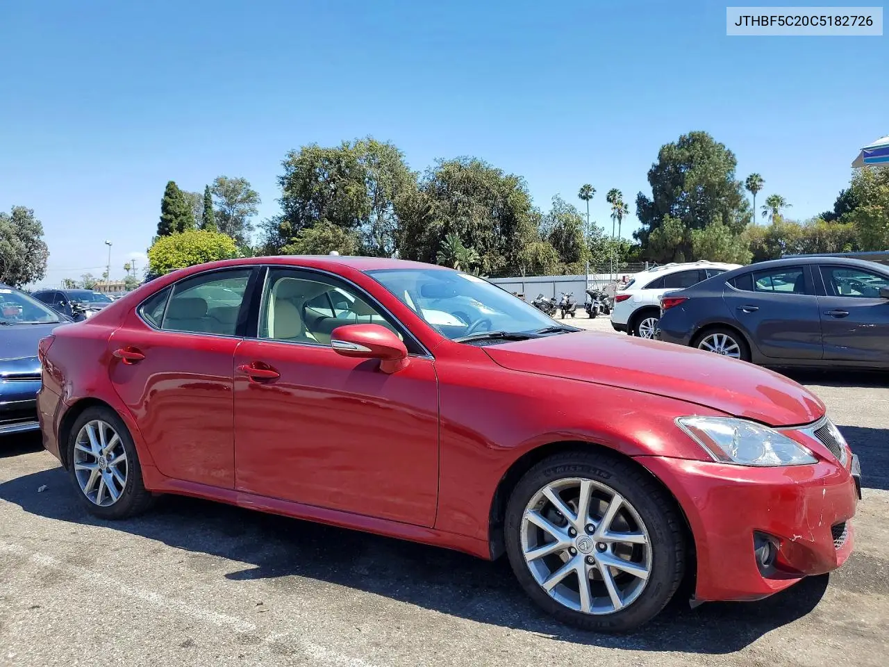 2012 Lexus Is 250 Base VIN: JTHBF5C20C5182726 Lot: 61743716
