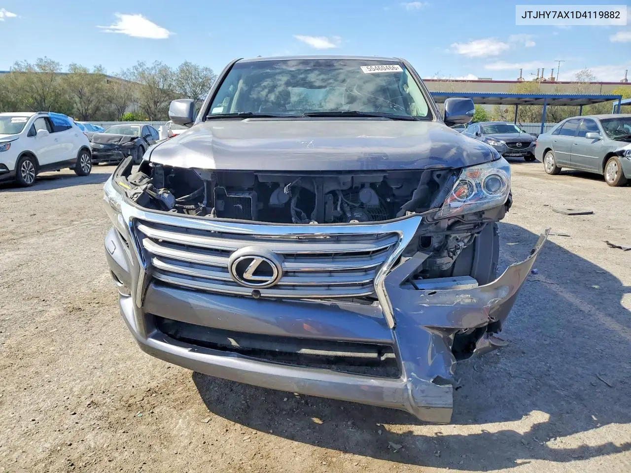 2013 Lexus Lx 570 VIN: JTJHY7AX1D4119882 Lot: 55460466