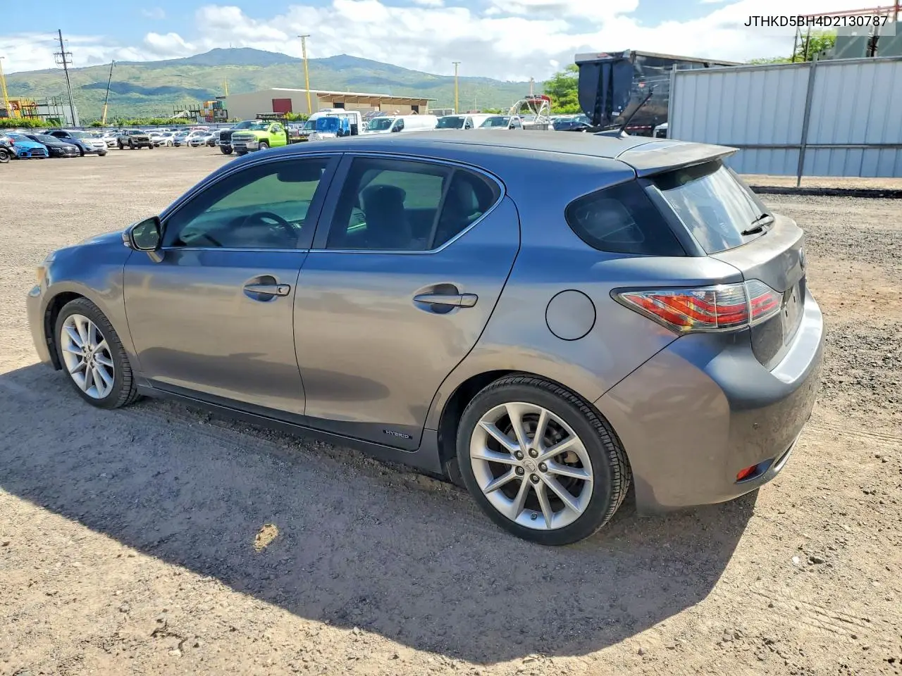2013 Lexus Ct 200 VIN: JTHKD5BH4D2130787 Lot: 55625066