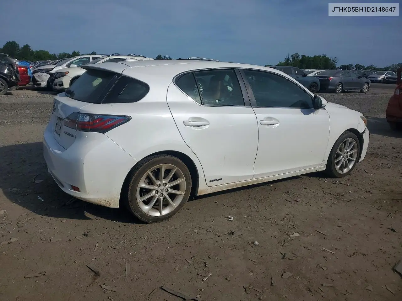 2013 Lexus Ct 200 VIN: JTHKD5BH1D2148647 Lot: 56170826