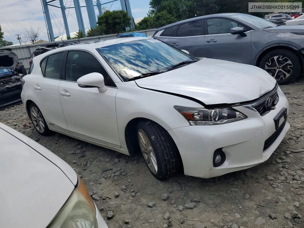 2013 Lexus Ct 200 VIN: JTHKD5BHXD2155399 Lot: 56592066
