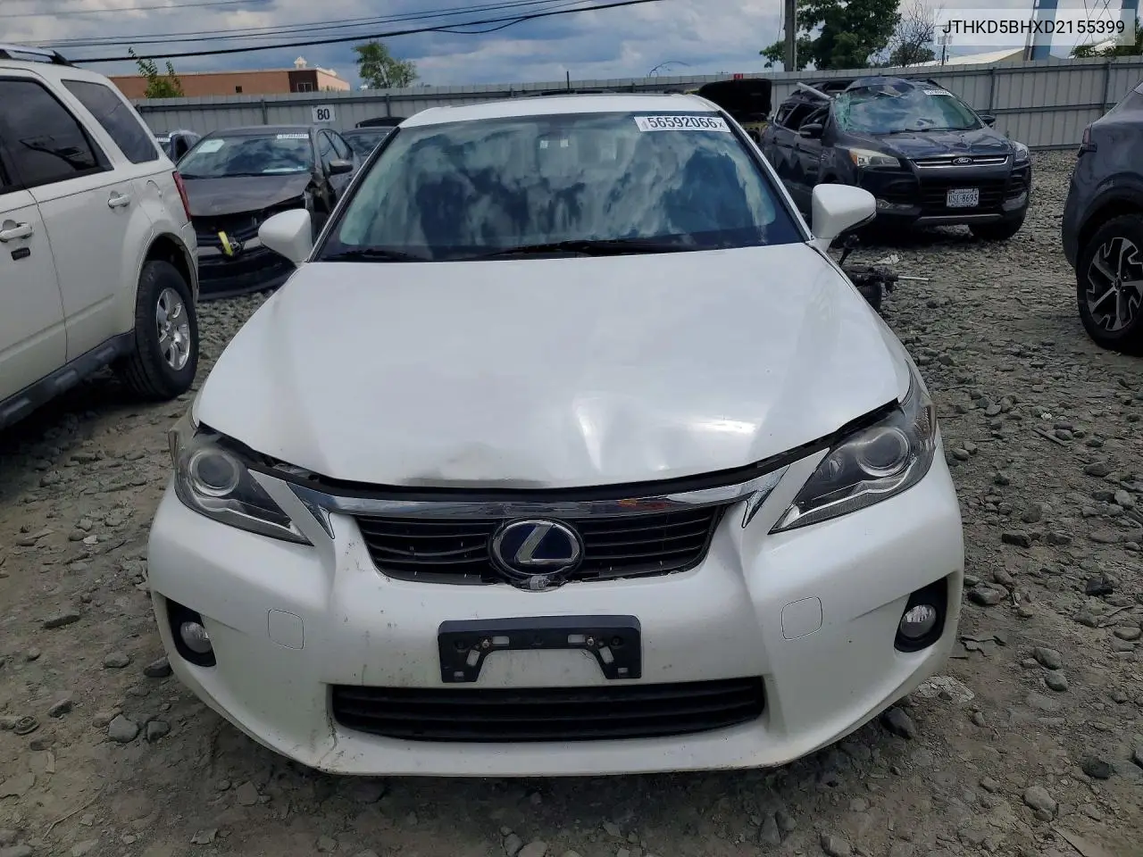 2013 Lexus Ct 200 VIN: JTHKD5BHXD2155399 Lot: 56592066