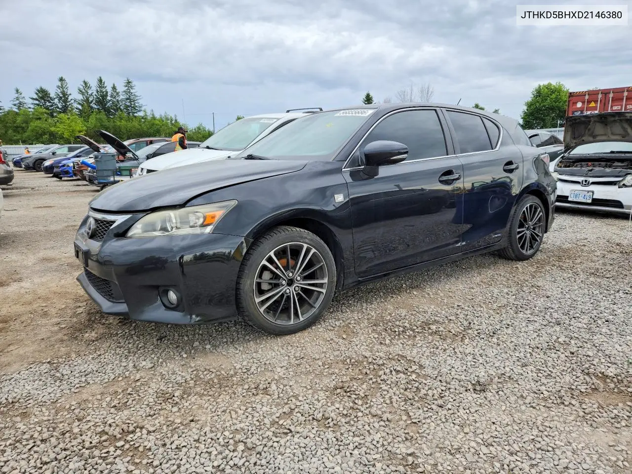 2013 Lexus Ct 200 VIN: JTHKD5BHXD2146380 Lot: 56855686