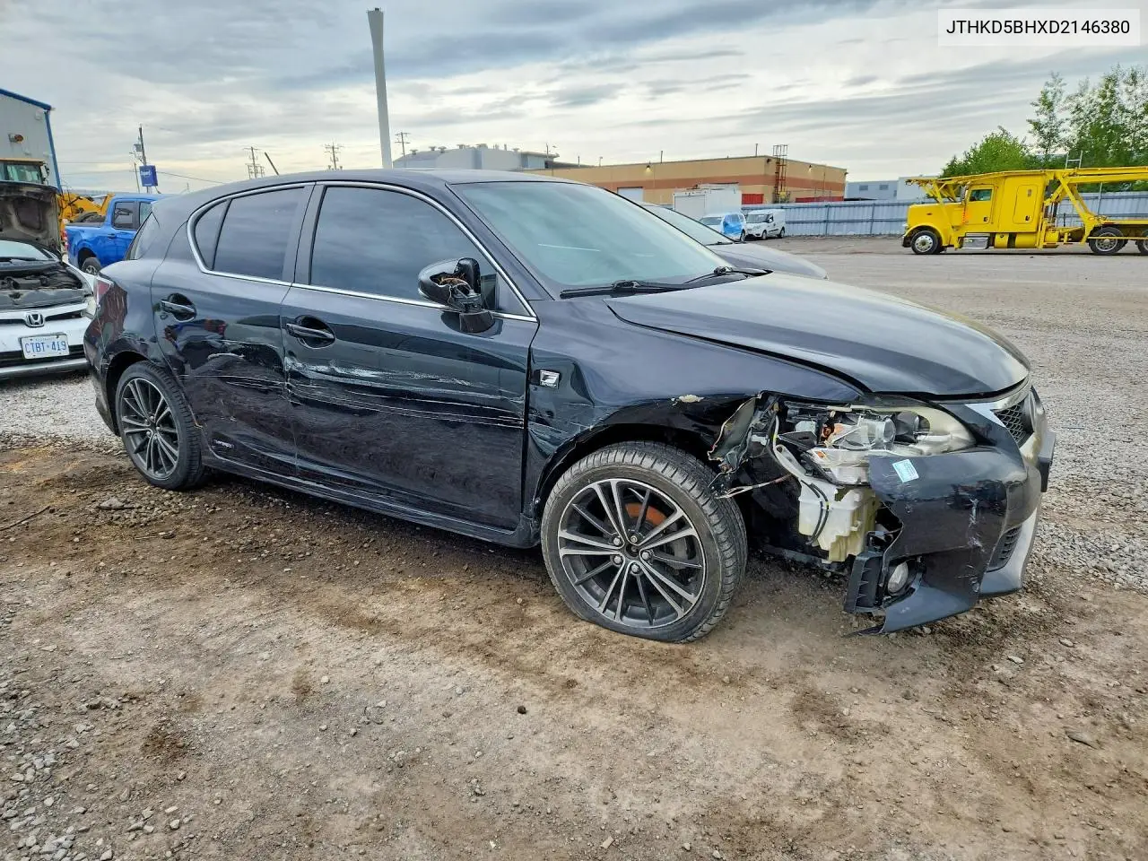 2013 Lexus Ct 200 VIN: JTHKD5BHXD2146380 Lot: 56855686