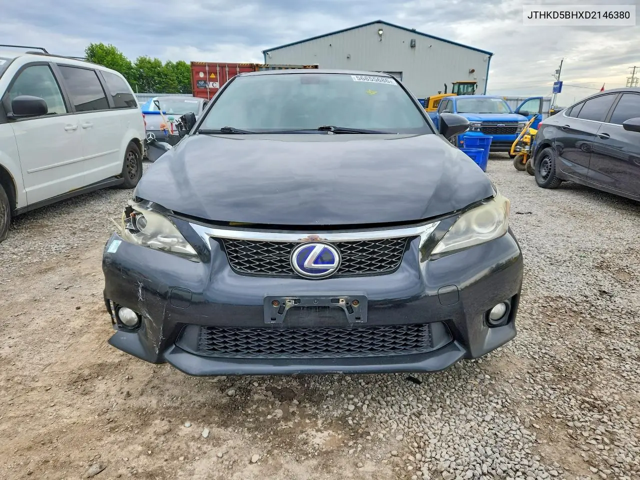 2013 Lexus Ct 200 VIN: JTHKD5BHXD2146380 Lot: 56855686