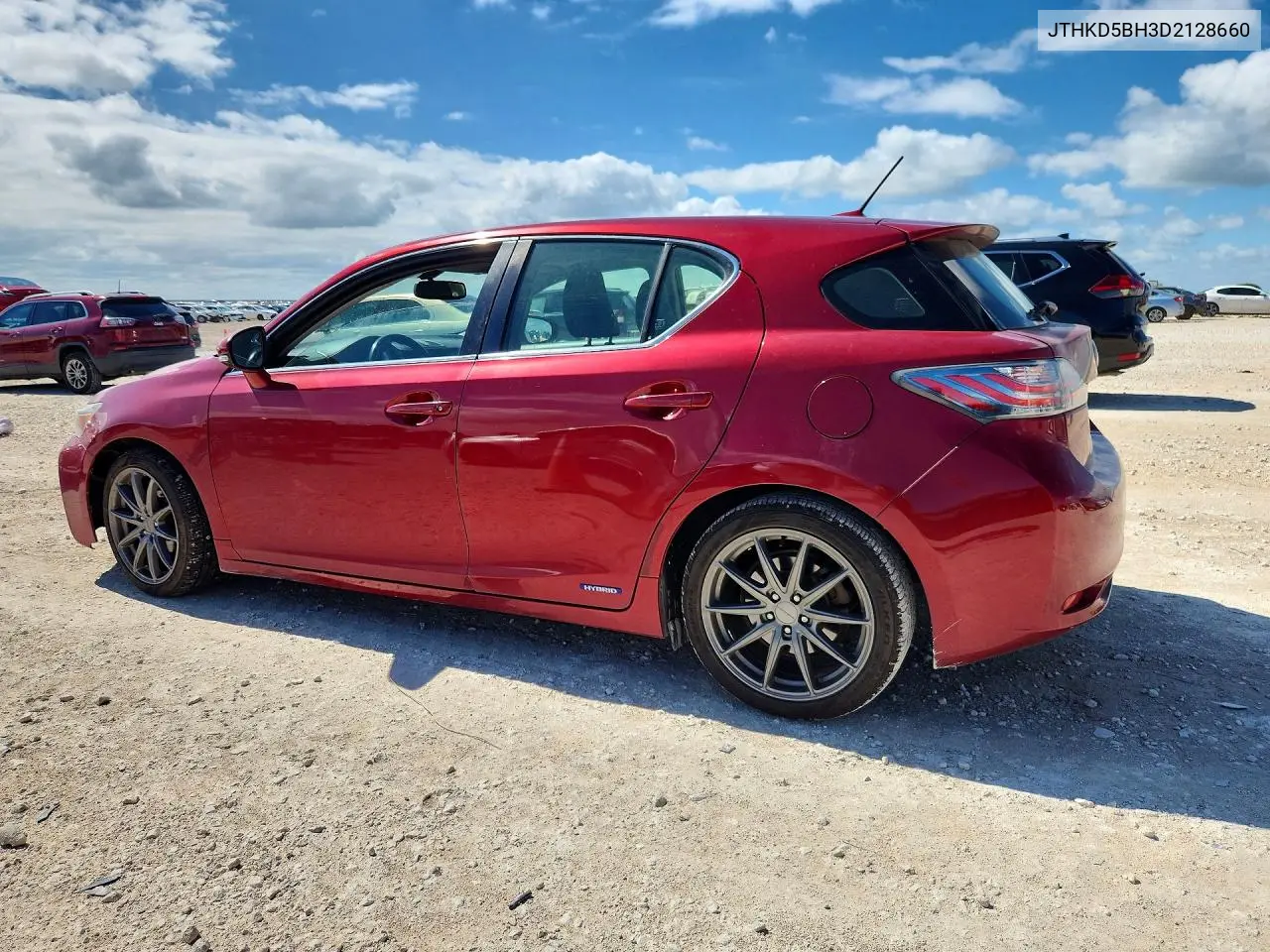 2013 Lexus Ct 200 VIN: JTHKD5BH3D2128660 Lot: 57191686
