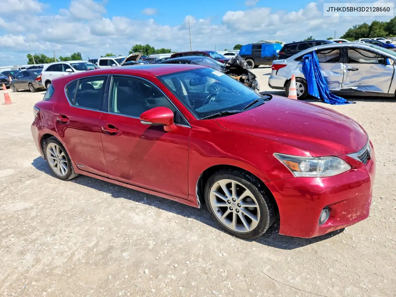 2013 Lexus Ct 200 VIN: JTHKD5BH3D2128660 Lot: 57191686