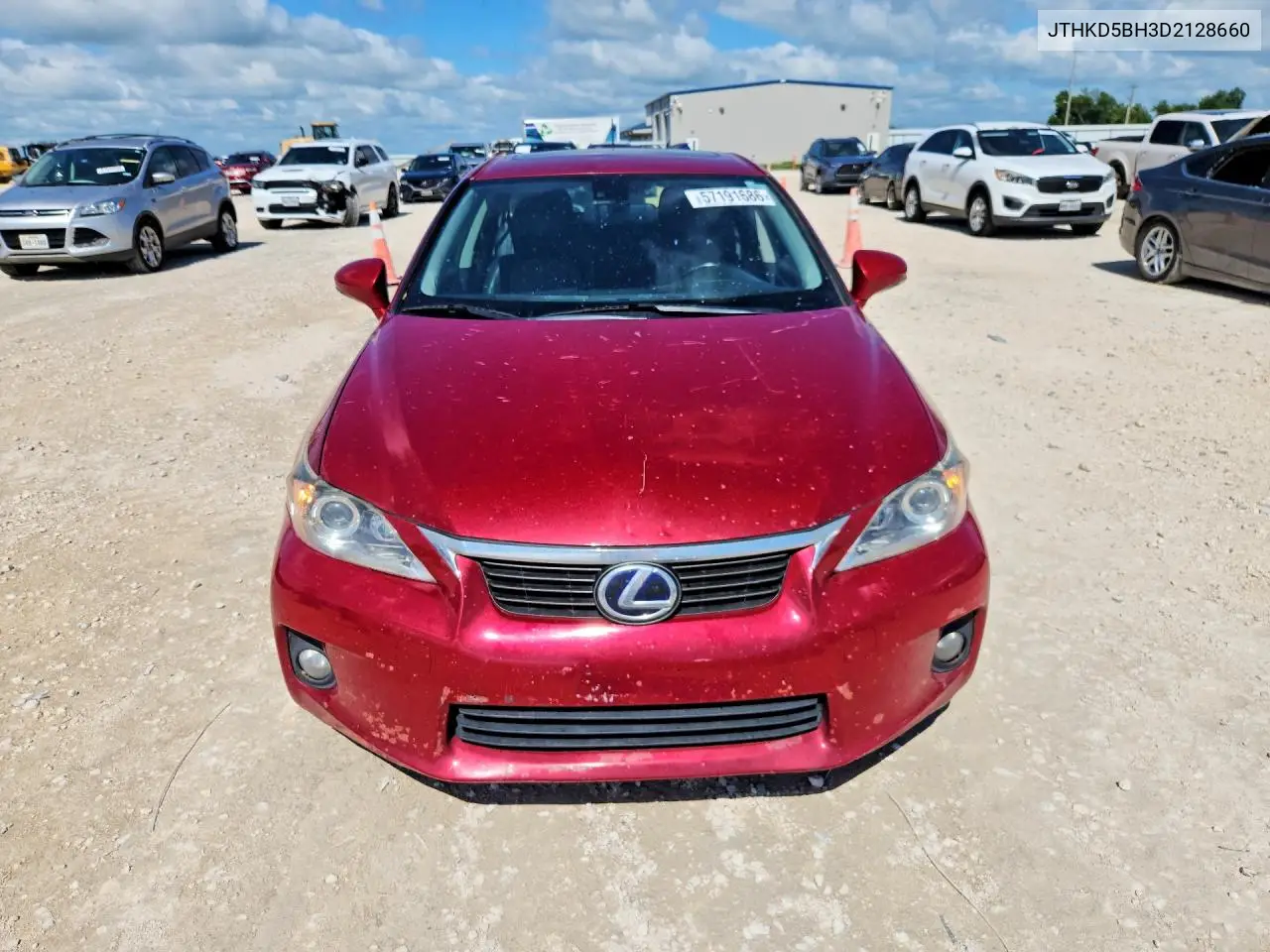 2013 Lexus Ct 200 VIN: JTHKD5BH3D2128660 Lot: 57191686