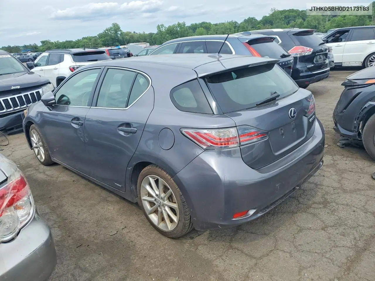 2013 Lexus Ct 200 VIN: JTHKD5BH0D2173183 Lot: 57252816